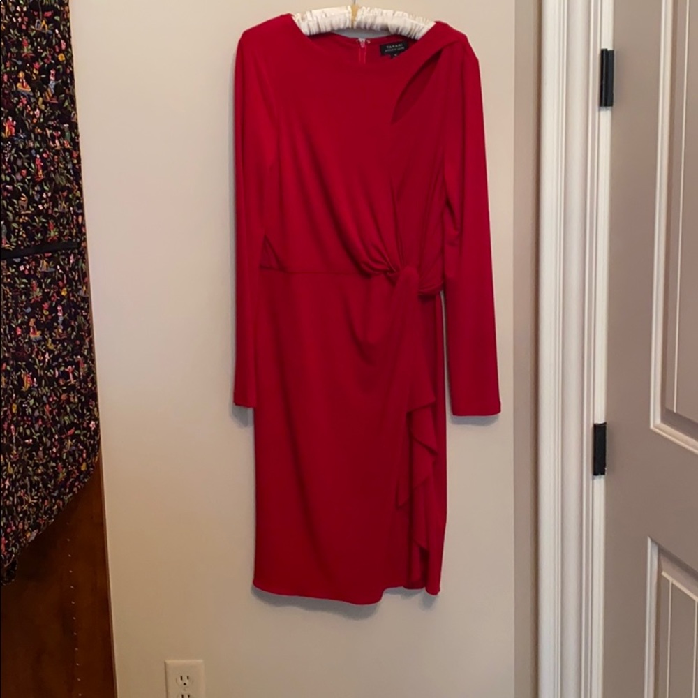 Red Tahari Dress
